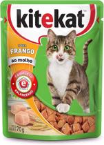 Kitekat Sachê para Gato Adulto - Frango ao Molho 70g / kits disponíveis
