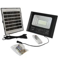 Kits 2-5 Refletor 350W Placa Solar Branco Frio 6500K IP67 Placa Solar Holofote Quintal Externo Souti