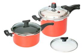 Kits 2 Panelas De Pressão Fechamento Externo 4,5l E 3l