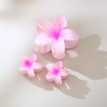 Kits 3 Peças Grampos Piranha De Cabelo Flor De Feriado De Praia Barrettes