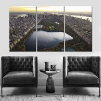 Kits 3 Quadro Decorativos Cidade De Nova Iorque