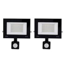 Kits 50W Refletor Mini Sensor De Movimento Branco frio 6500K Iluminação Econômica 2UN 4UN 6UN 8UN