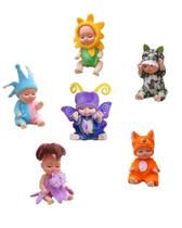 Kits Alegrias Com 6 Mini Bonecas Soneca Reborn Colecionáveis