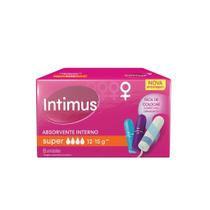 KITS C/ Absorvente Interno Intimus Super - Caixa com 8 Unidades