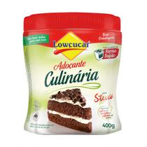 KITS C/ Adoçante em Pó Stevia Culinário Lowçucar - Pote de 400g