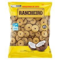 KITS C/ Biscoito Rosquinha Vegano Sabor Coco Rancheiro - Pacote 300g