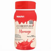 KITS C/ Cobertura para Sorvete Morango Marvi - 190g