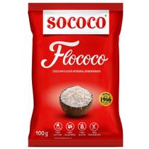 KITS C/ Coco Ralado Desidratado em Flocos Sococo Flococo - Pacote 100g KITS C/ Coco Ralado Desidratado em Flocos Sococo Flococo - Pacote 100g