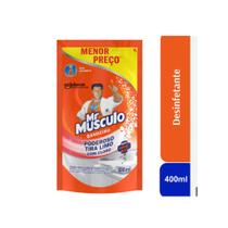 KITS C/ Desinfetante Banheiro Mr Músculo Com Cloro Sachê 400ml - Refil Econômico