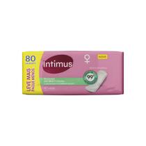 KITS C/ Protetor Diário Sem Abas Antibacteriano Intimus - 80 Unidades (Leve Mais Pague Menos)