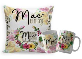 Kits caneca e almofada dia das Mães