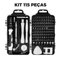 Kits Chave 115pcs De Reparos Conjunto Profissional Multi Uso