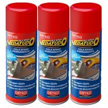 Kits Cola Permanente em Spray Para madeira, Tecidos, Borracha, Sapatos, Espuma , Artesanato Dryko Kits Cola Permanente em Spray Para madeira, Tecidos, Borracha, Sapatos, Espuma , Artesanato Dryko