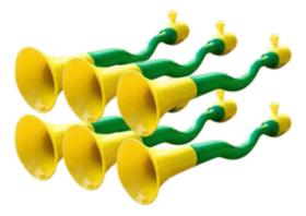 Kits Cornetas Vuvuzela Do Brasil - Copa - Lembrancinha