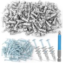 Kits de ancoragem para drywall QCQIANG Zinc Self-Drill 240 unidades com broca