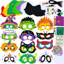 Kits de artesanato de máscaras de Halloween Winlyn 24 conjuntos para crianças