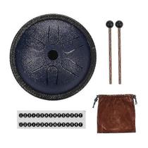 Kits de bateria 5,5 polegadas mini tambor de língua de aço 6 notas handpan tambor instrumento de percussão de tambor de bolso de aço com