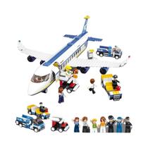 Kits De Blocos De Construção De Helicóptero De Aeroporto Da Cidade Modelo Clássico