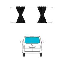 Kits De Cortinas Para Janelas De Van Com Proteção UV Para VW Transporter T5 T6 T6.1, Cortinas De Kits De Cortinas Para Janelas De Van Com Proteção UV Para VW Transporter T5 T6 T6.1, Cortinas De