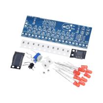 Kits de eletrônicos inteligentes NE555 + CD4017 Kit DIY de módulo LED de fluxo de água leve