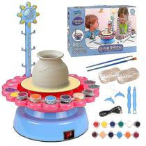 Kits de fabricação de velas roda de cerâmica infantil roda de cerâmica máquina de cerâmica Kits de fabricação de velas roda de cerâmica infantil roda de cerâmica máquina de cerâmica