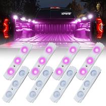 Kits de iluminação LED para caminhões Xprite Purple 8 peças com interruptor Kits de iluminação LED para caminhões Xprite Purple 8 peças com interruptor