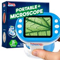 Kits de microscópio Klever 2 em 1 portáteis 1000X HD Digital Kids