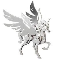 Kits de modelos de unicórnio mecânico Microworld para quebra-cabeças de metal 3D