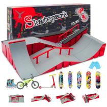 Kits de parque de skate Finger 9 em 1 com dedos e brinquedos