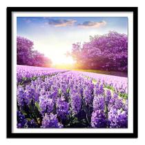 Kits de pintura de desenho completo sólido normal brocas redondas 5d diy campos de lavanda cenário imagem pintura diamante ponto cruz