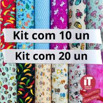 Kits de Retalho Tricoline 100% algodão - (25cm x 45cm)