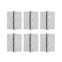 Kits Dobradiças Aço Inoxidável com Parafusos Reforçadas Porta Madeira 3UN 6UN 9UN 12UN Soutimes Kits Dobradiças Aço Inoxidável com Parafusos Reforçadas Porta Madeira 3UN 6UN 9UN 12UN Soutimes