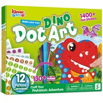 Kits Dot Art Kit Klever para crianças de 3 a 7 anos com adesivos