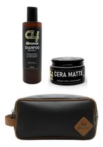Kits Esportivo Cosmético Shampoo + Cera + Necessaire Kits Esportivo Cosmético Shampoo + Cera + Necessaire