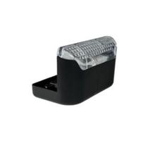 Kits Luminária Led Arandela Solar Branco Quente Escada IP65 Preto Balizador Externo 4UN 8UN 12UN S