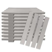 Kits Mini Pallets de Plástico Retangular 6,8x10cm para Decoração Resistente a água Palete Paleti
