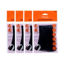 Kits Pares de Luvas Látex Preta 4 un - ProArt Tamanho:P