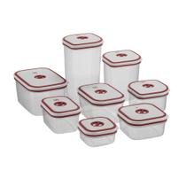 Kits potes plast 08 unit vermelho A23120601