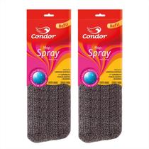 Kits Refil Mop Spray e Esfregão Rodo Vassoura Spray