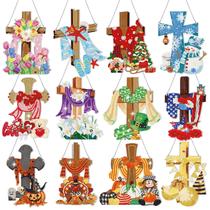Kits sazonais de coroa de arte de diamantes Convoice Convoice 12 unidades Kits sazonais de coroa de arte de diamantes Convoice Convoice 12 unidades