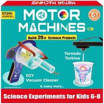 Kits STEM: Máquinas a motor Butterfly Edufields 20 em 1, 8 a 10 anos