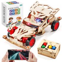 Kits STEM Yutin Remote Control Model Car Building Wood 8-13