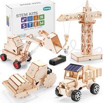 Kits STEM Yutin Wood Building Crafts Model Car Kids 8-14