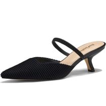 Kitten Heels Rene-Christine Black Tricot Tamanho 10 para mulheres Kitten Heels Rene-Christine Black Tricot Tamanho 10 para mulheres