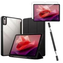 Kitzão Capa Acrilico P/tablet Lenovo P12.7 + Pelicula + Caneta Touch