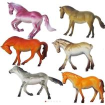 KKit Cavalos Da Fazenda Animais De Brinquedo Cavalinhos - super 99