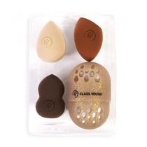 Klass Vough Kit Skin Shades Trio de Esponjas + Porta Esponjas