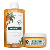 Klorane Hair Care Essentials para Cabelos Secos Shampoo 400 ml Máscara