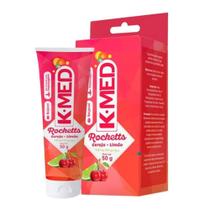 Kmed rocketts gel sensual para massagem cereja e limão 50g lubrificante beijável gel 7897947616219 cimed ***