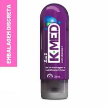 Kmed roxo k-med 2 em 1 lubrificante intimo íntimo gel massagem homem mulher unissex KY
